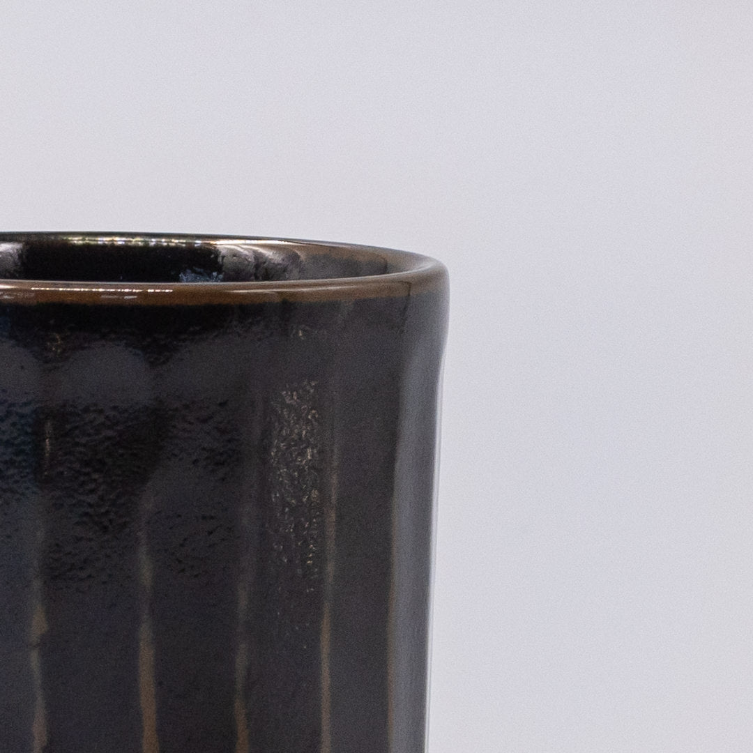 Shinogi Mug 220ml Tenmokku Glaze
