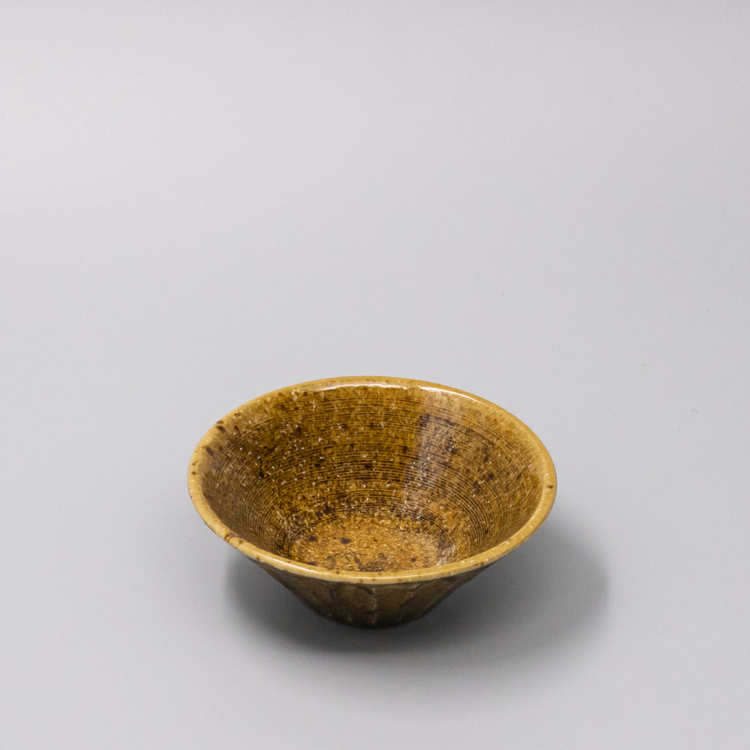 Shinogi Bowl 12.6cm Caramel Glaze