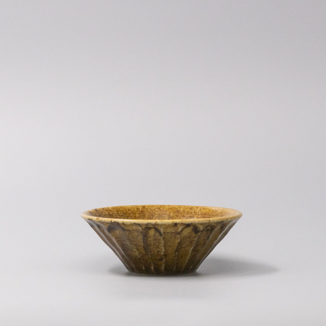Shinogi Bowl 12.6cm Caramel Glaze