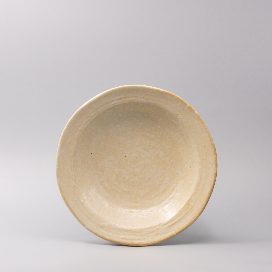 Shinogi Pasta Bowl 24.5cm Oatmeal Glaze