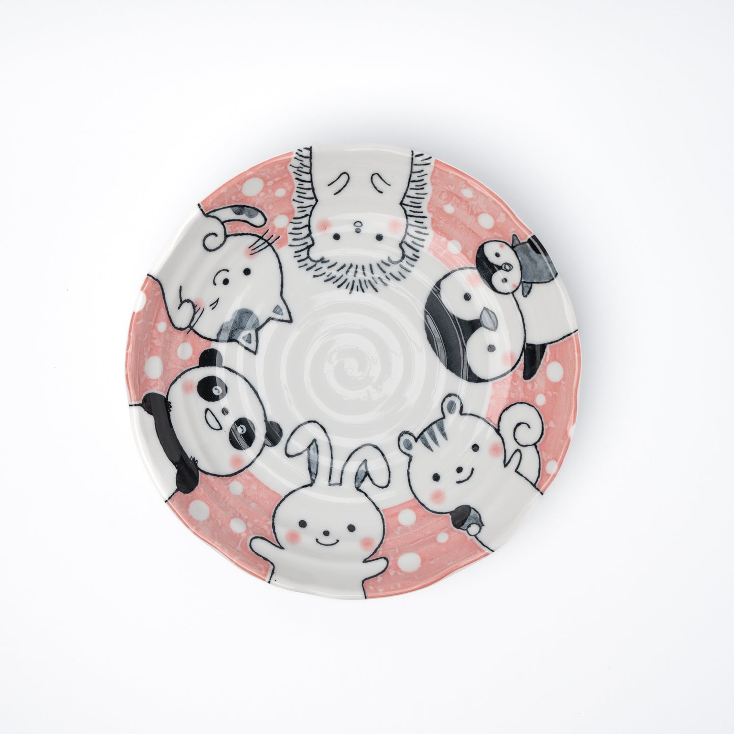 Plate Kids 22cm Kawaii Pink Design