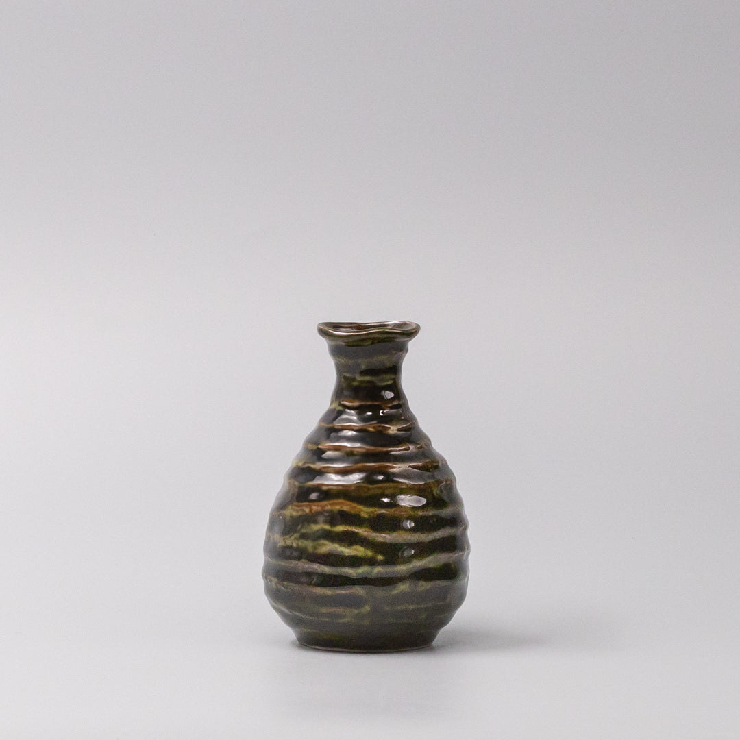 Sake Jug 180ml Sage Brown Glaze