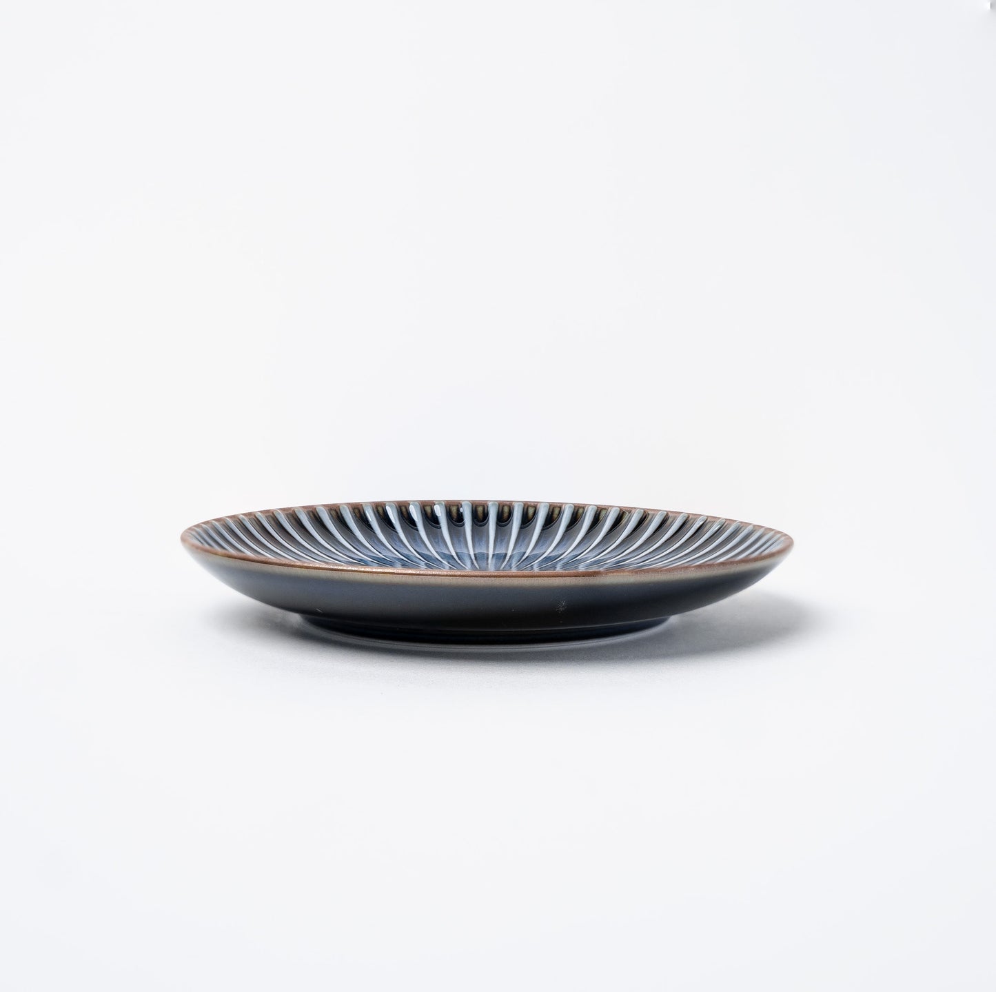 Tapas Plate 16cm Navy Sendan Glaze