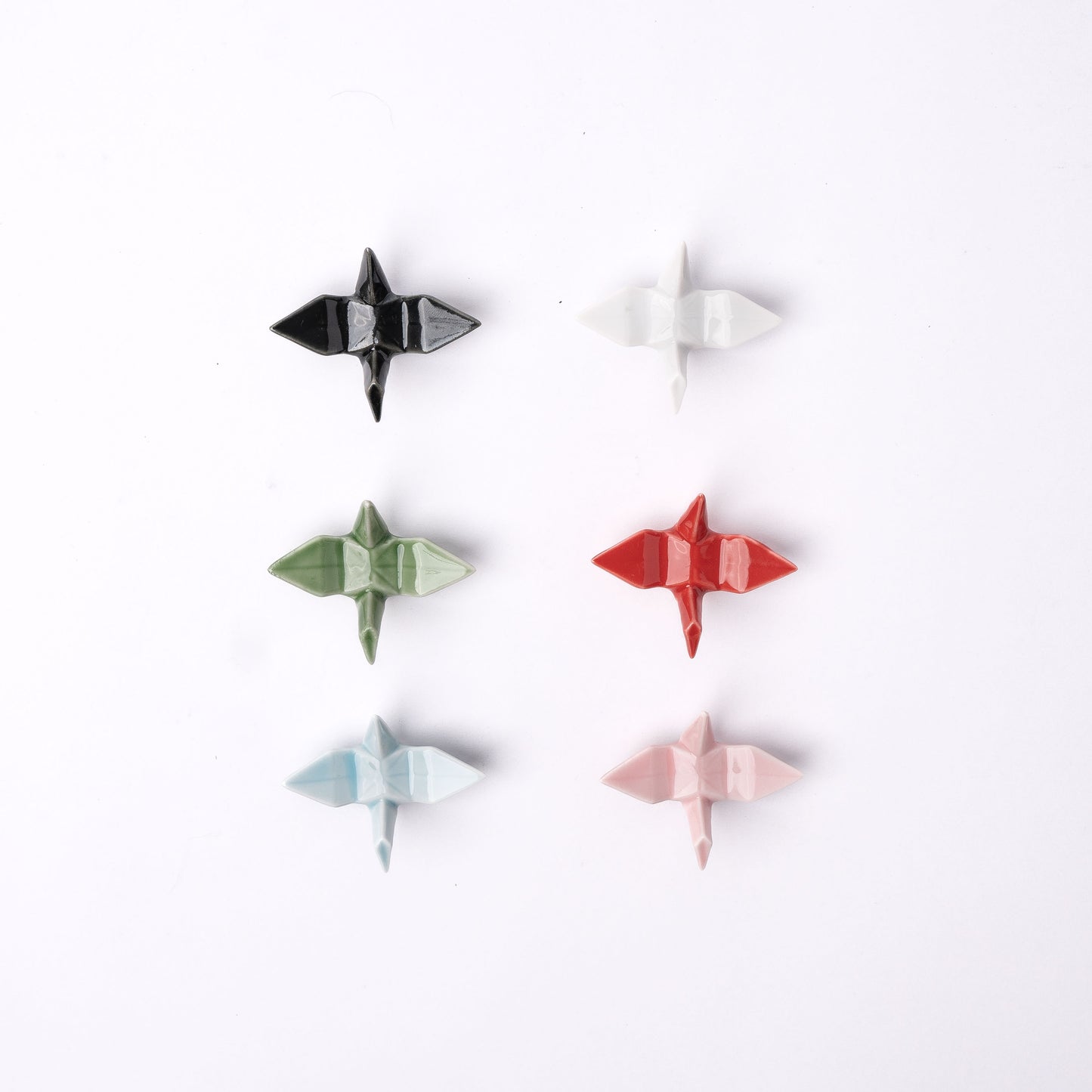 Origami Crane Chopstick Rest Black