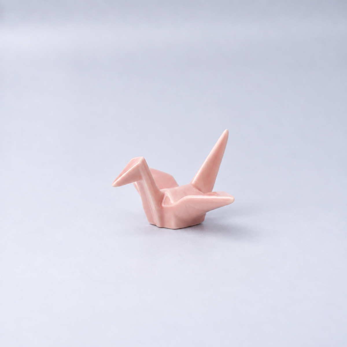 Chopstick Rest Origami Crane Pink