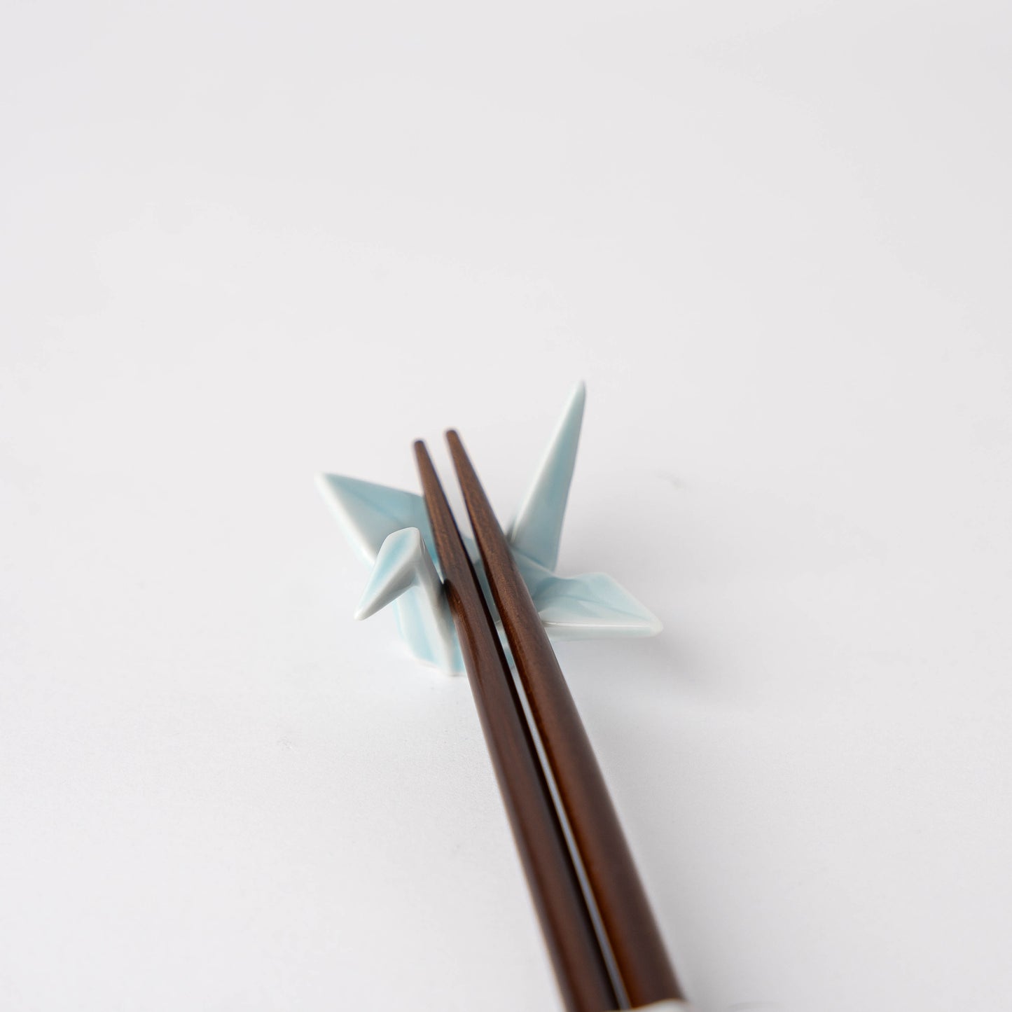 Origami Crane Chopstick Rest Light Blue