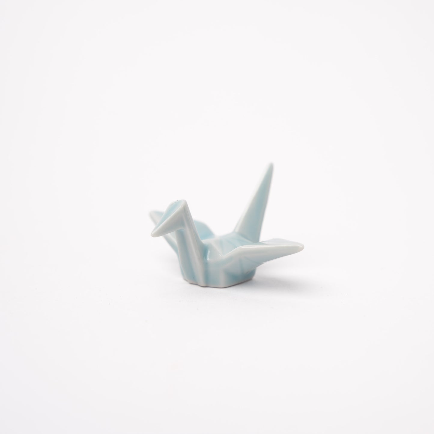 Origami Crane Chopstick Rest Light Blue