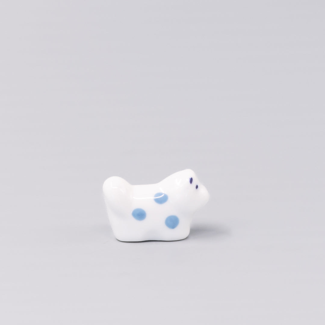 Chopstick Rest Shiba Dog White Blue