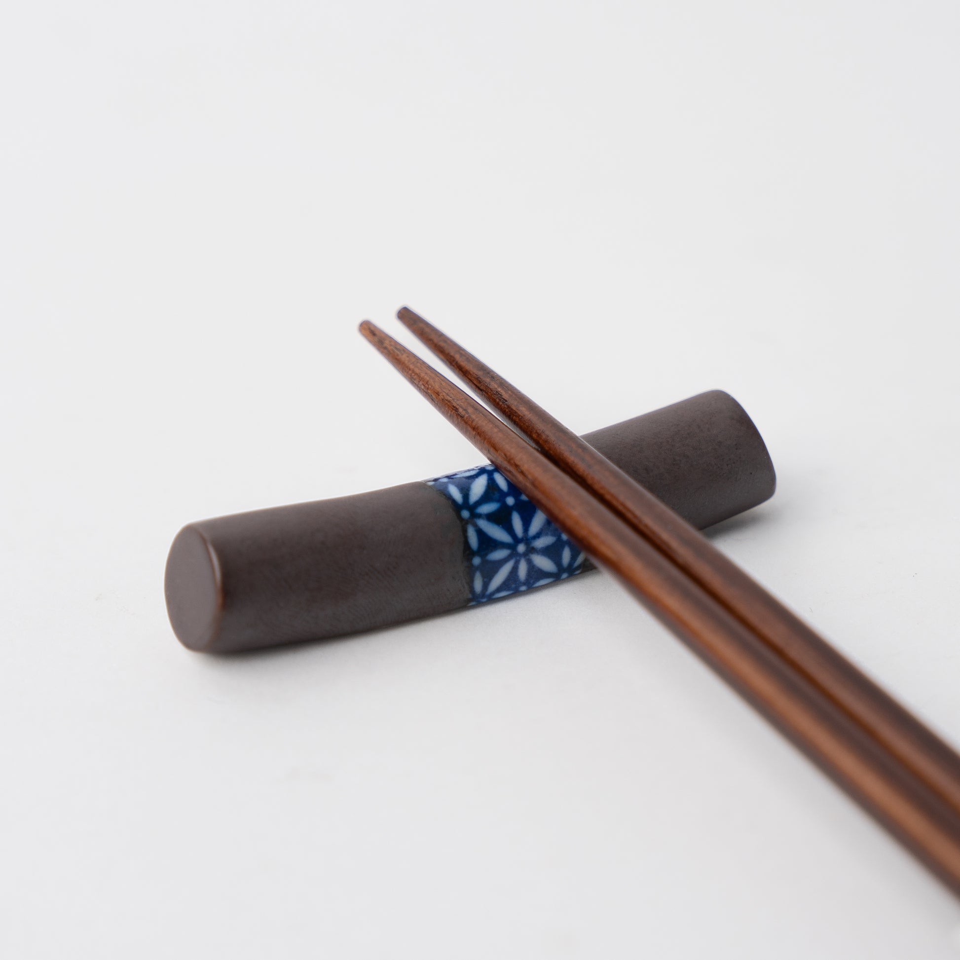 Chopstick Rest Cylinder Hishi Black