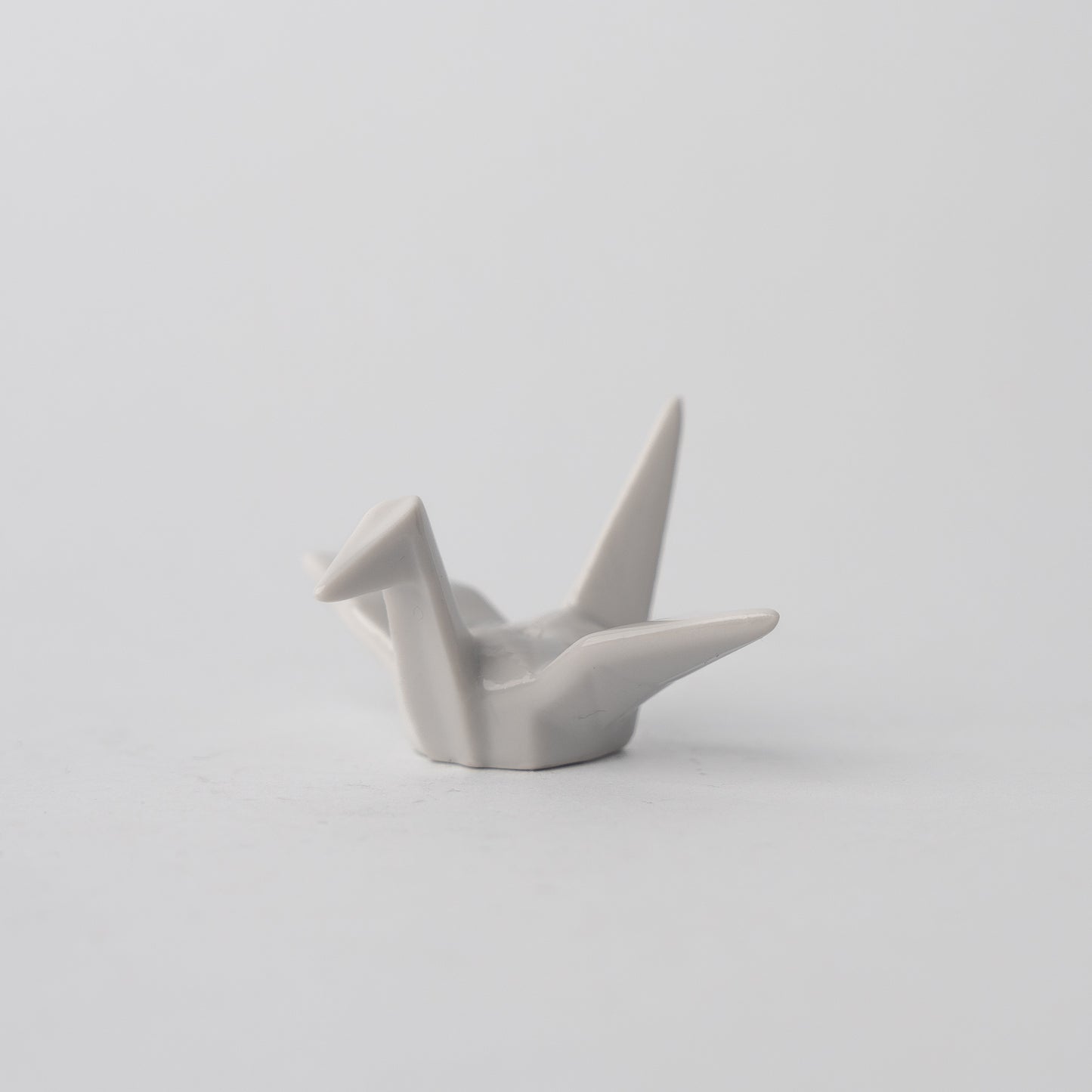 Origami Crane Incense Holder / White
