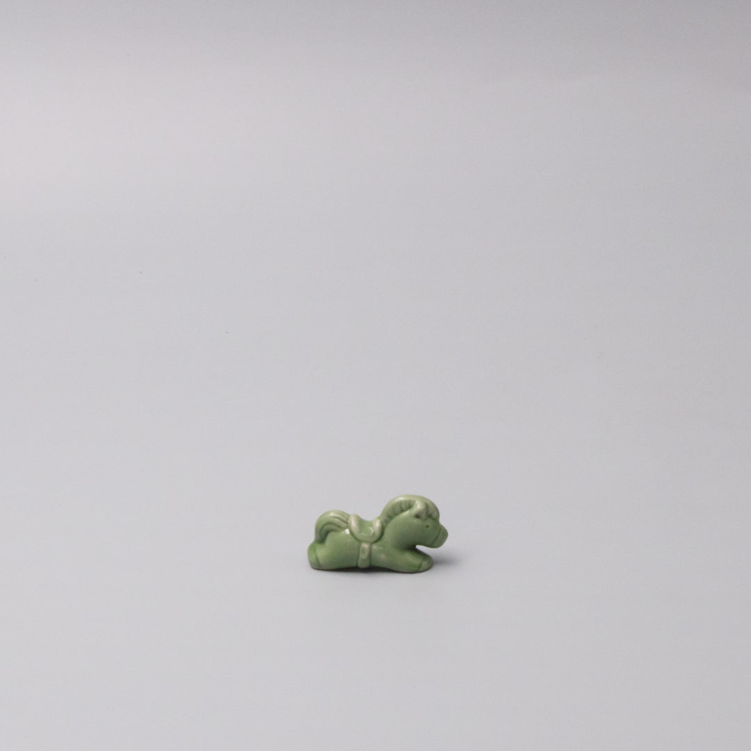 Chopstick Rest Green Horse