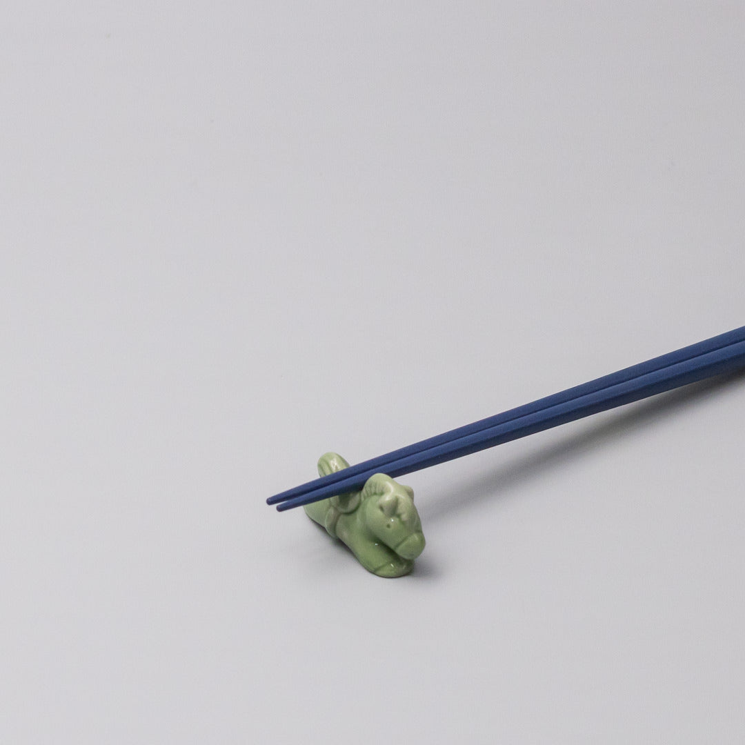 Chopstick Rest Green Horse