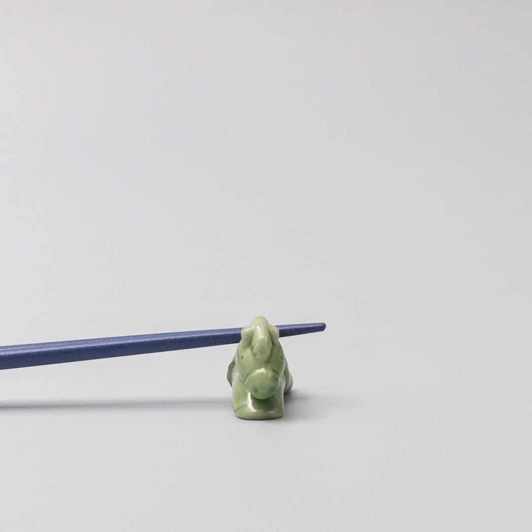 Chopstick Rest Green Horse