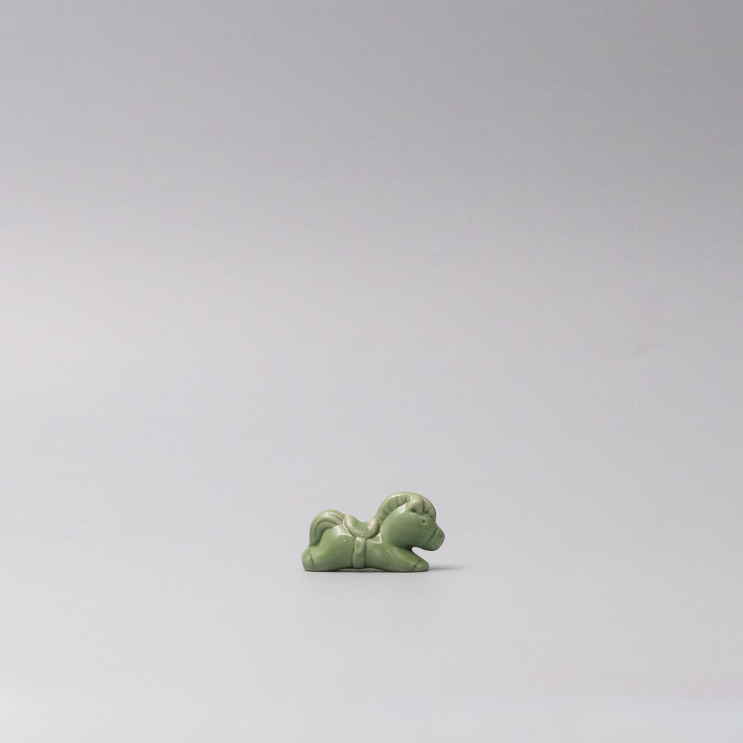 Chopstick Rest Green Horse