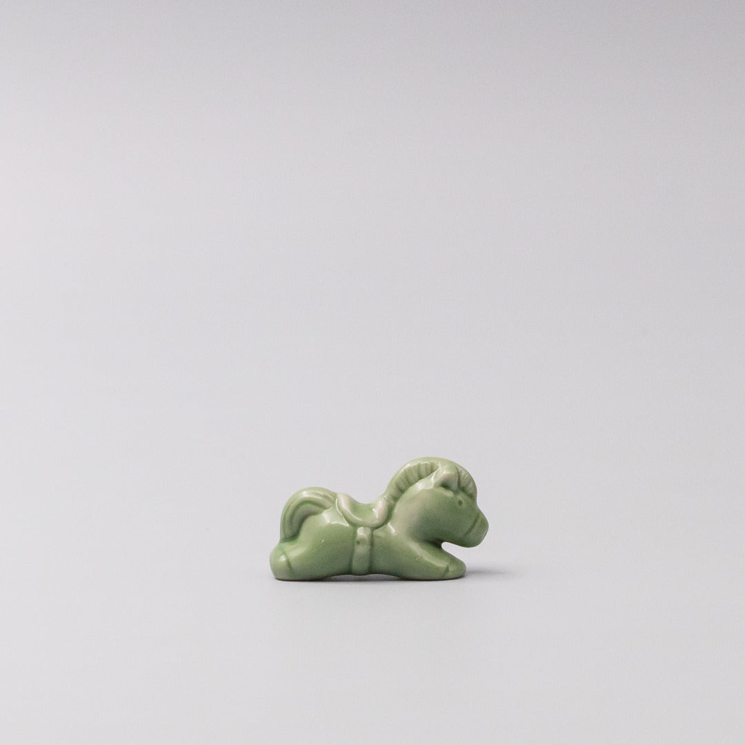 Chopstick Rest Green Horse