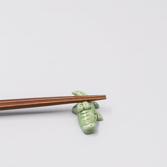 Chopstick Rest Green Alligator