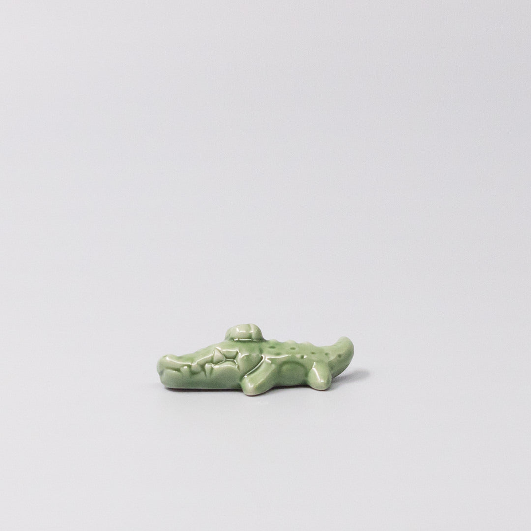 Alligator Chopstick Rest Green