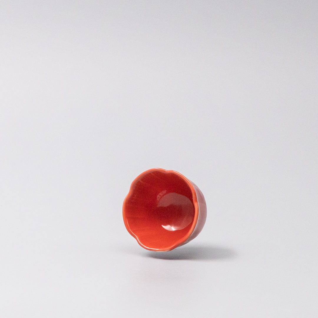 Chrysanthemum Deep Sauce Dish 5.5cm D Scarlet C1734