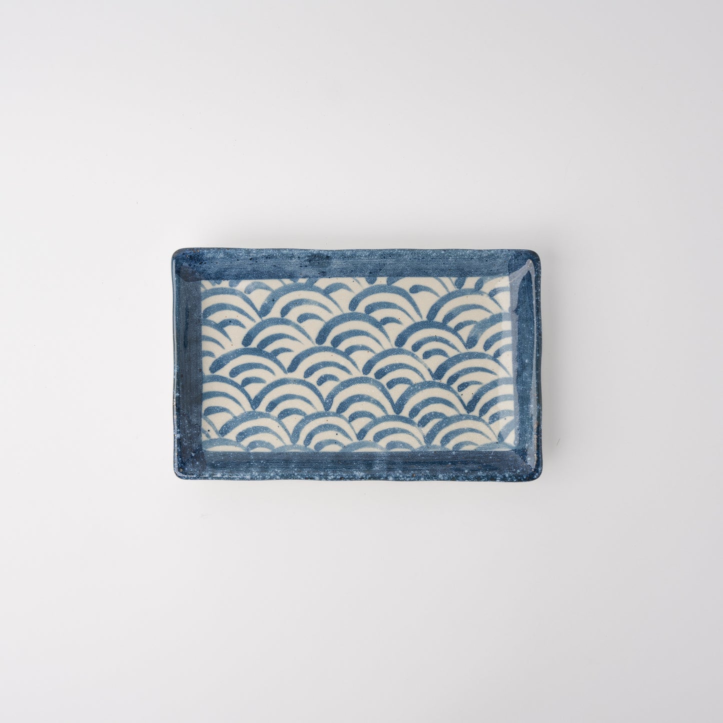 Sushi Plate 22 cm / Blue Wave Design