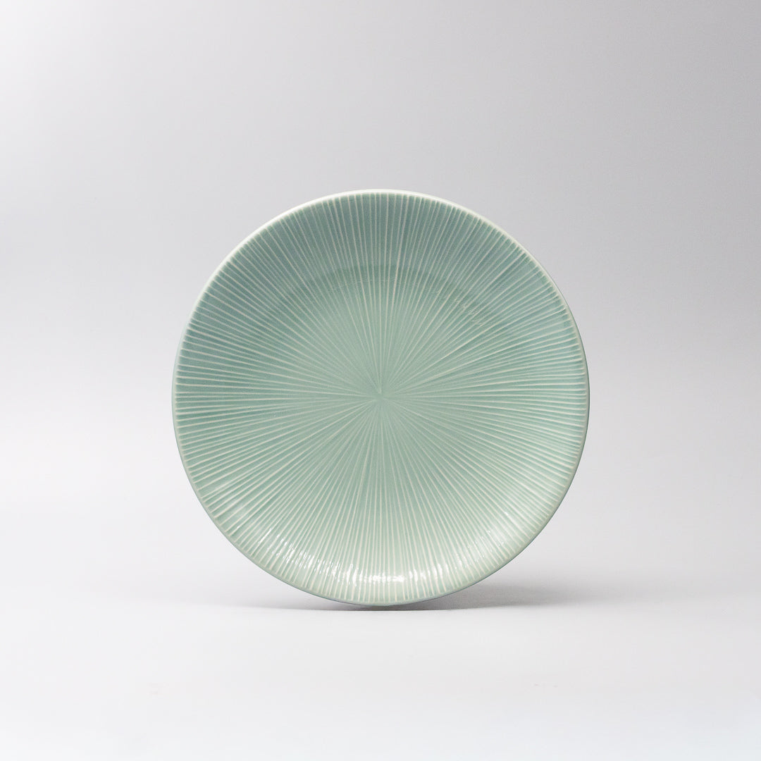 Dinner Plate 23cm Soft Teal Glaze