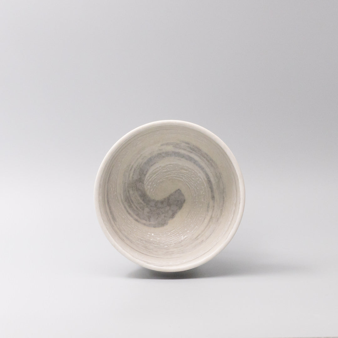 Bowl 16cm Grey Swirl Glaze