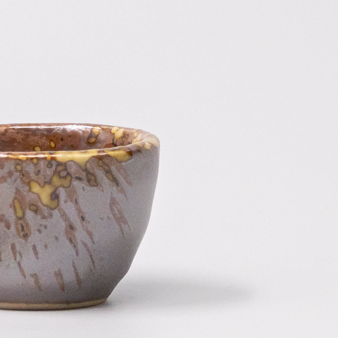 Sake Cup 40ml Brown blend Speckle Glaze