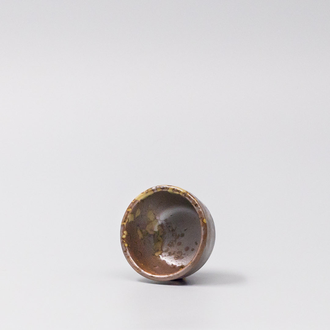 Sake Cup 40ml Brown blend Speckle Glaze