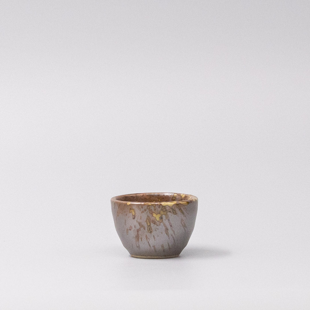 Sake Cup 40ml Brown blend Speckle