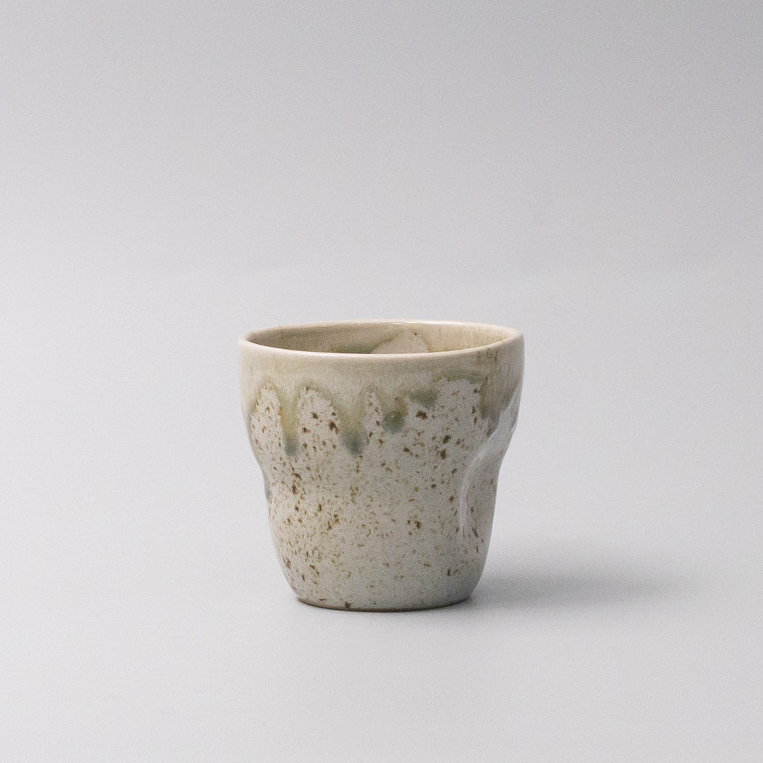 Mug Yunomi 280ml Light Green Drip Glaze