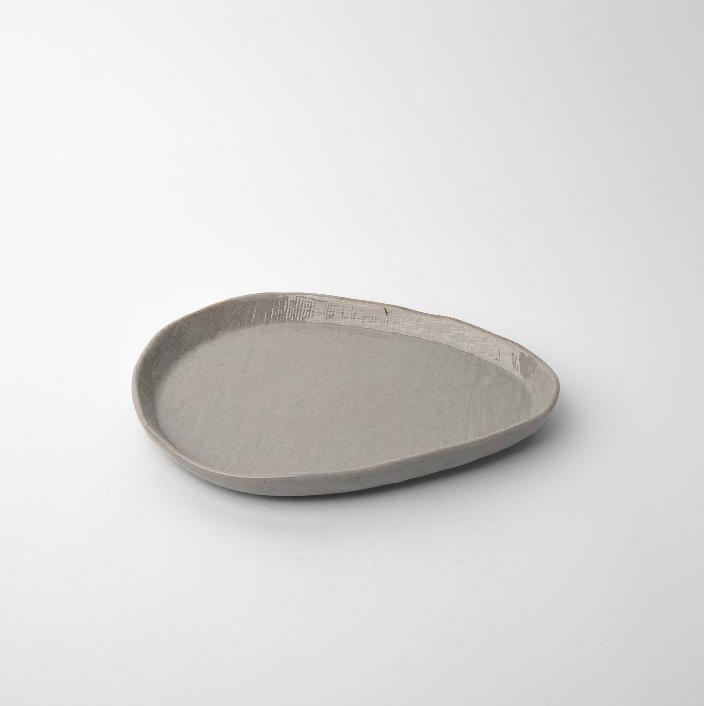 Arc Saucer Grey Glaze