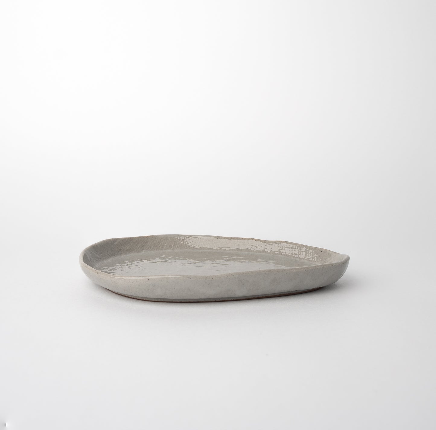 Arc Saucer Grey Glaze