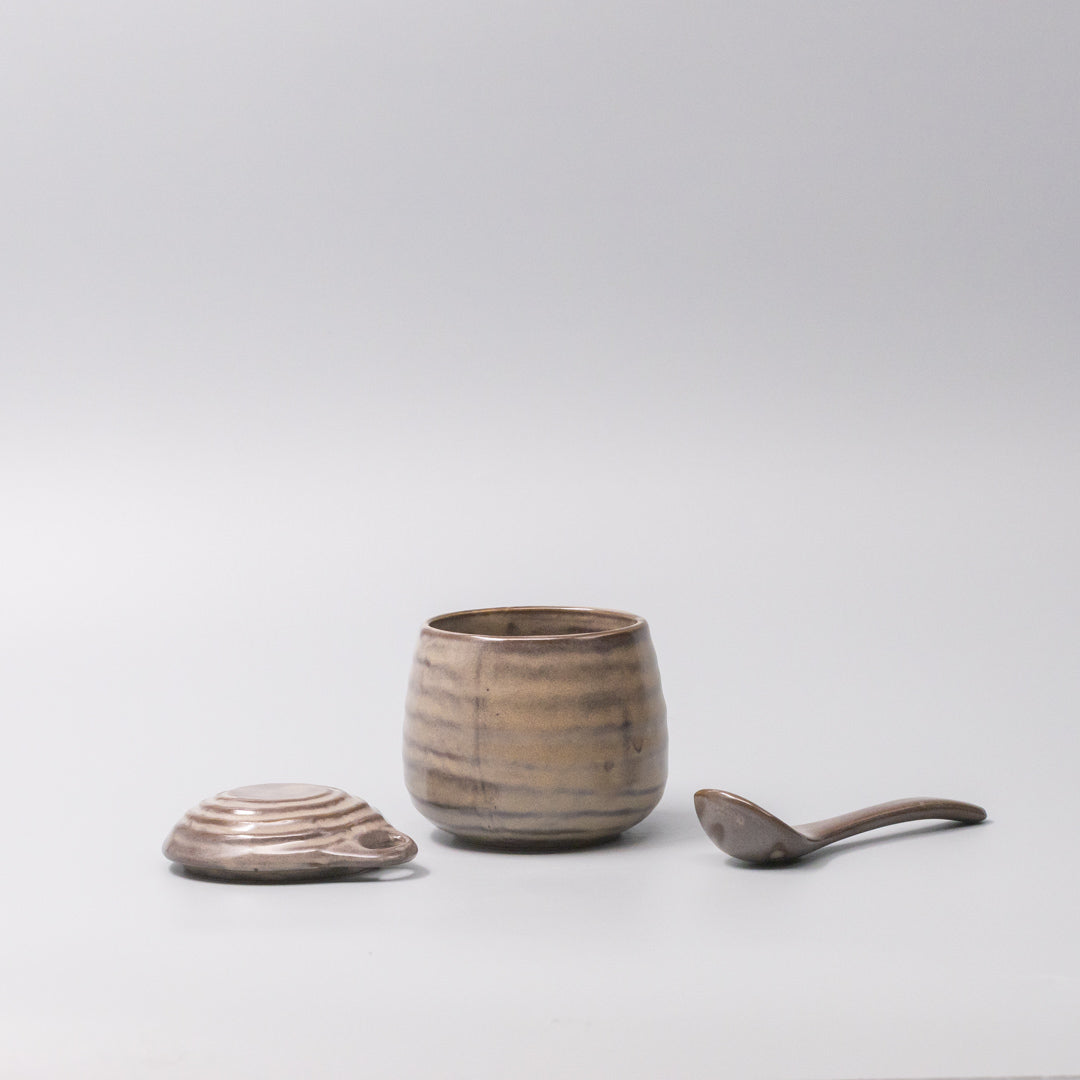 Chawanmushi & Spoon Dune Glaze