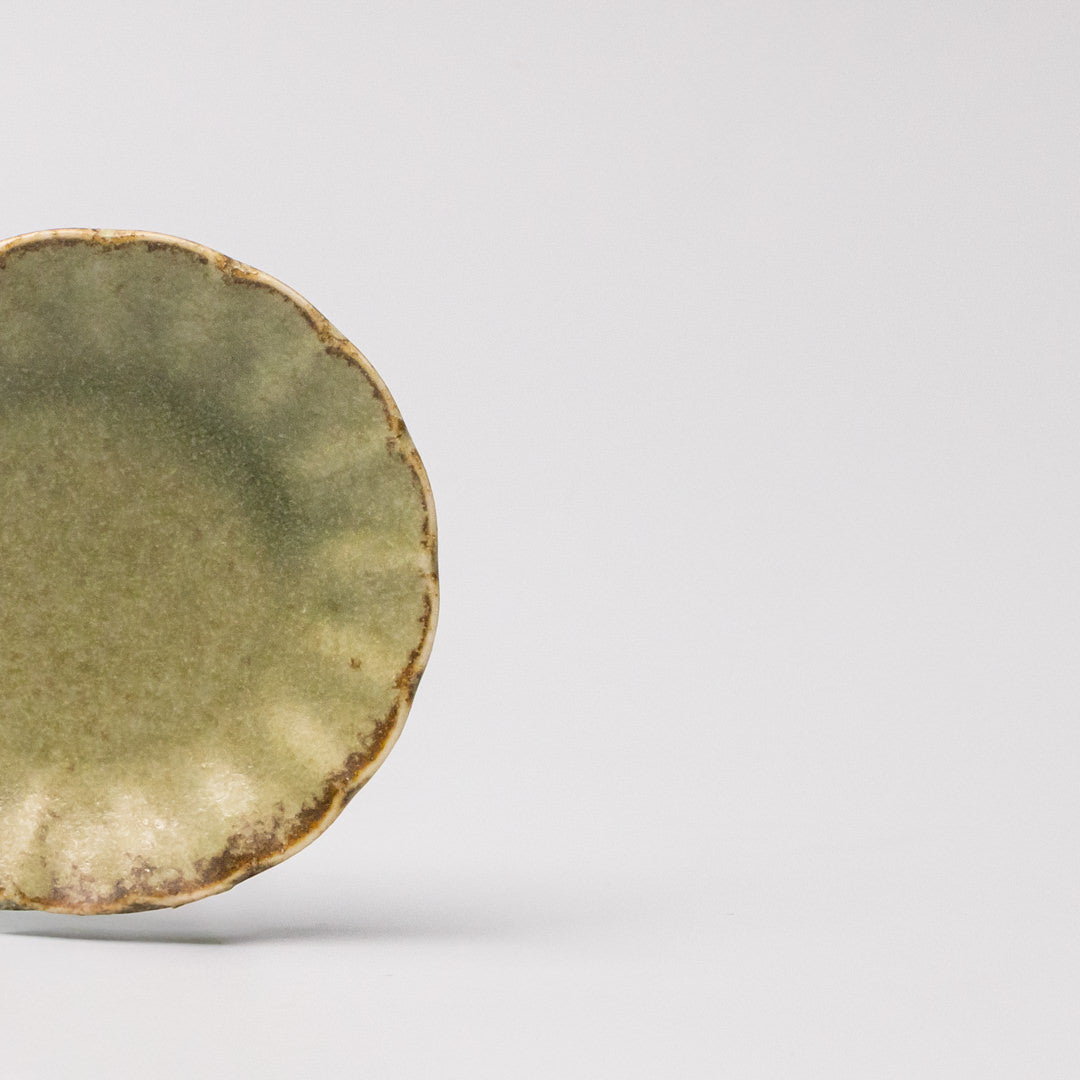 Sauce Dish 8cm Sunburst Lime Fade Glaze