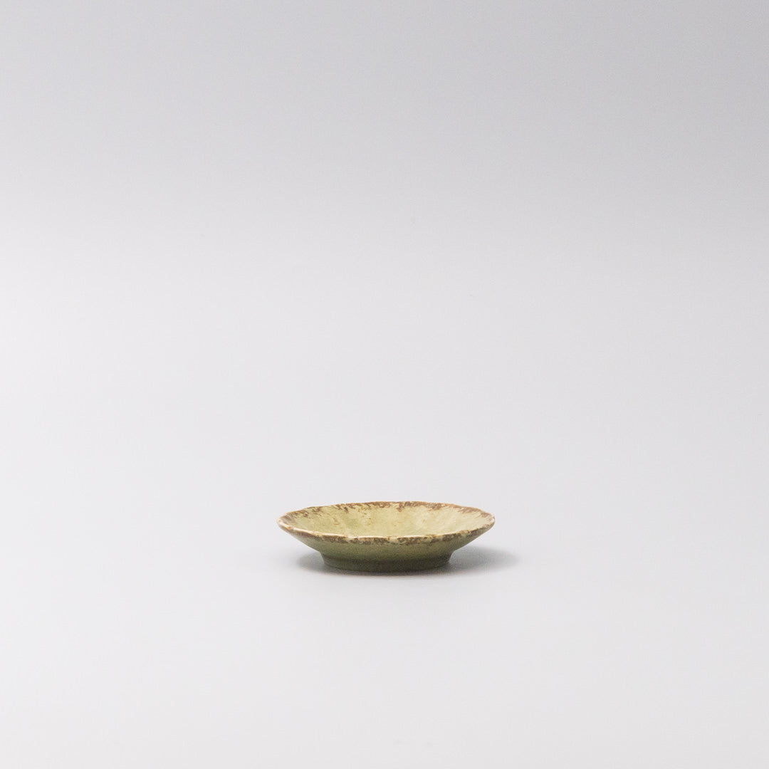 Sauce Dish 8cm Sunburst Lime Fade Glaze