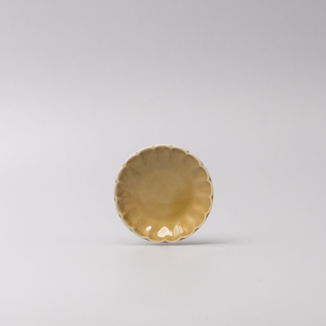 Sauce Dish 8cm Sunburst Saffron Gloss Glaze