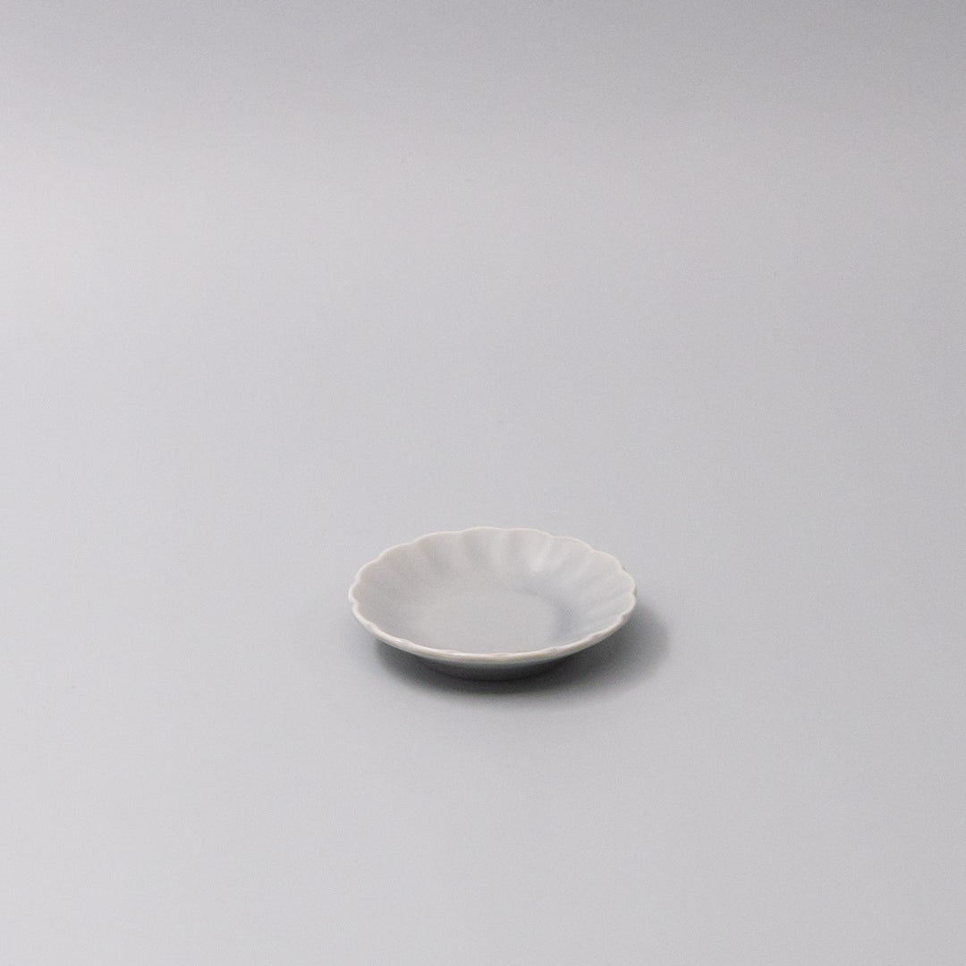 Sauce Dish 8cm Sunburst Ice Blue Gloss Glaze
