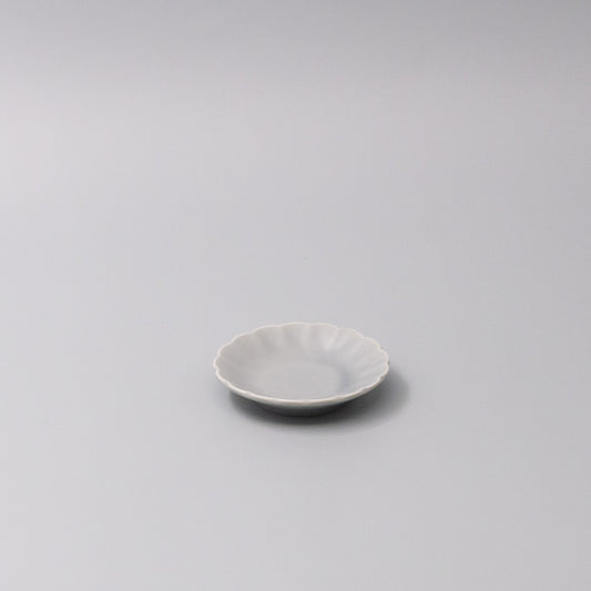 Sauce Dish 8cm Sunburst Ice Blue Gloss Glaze