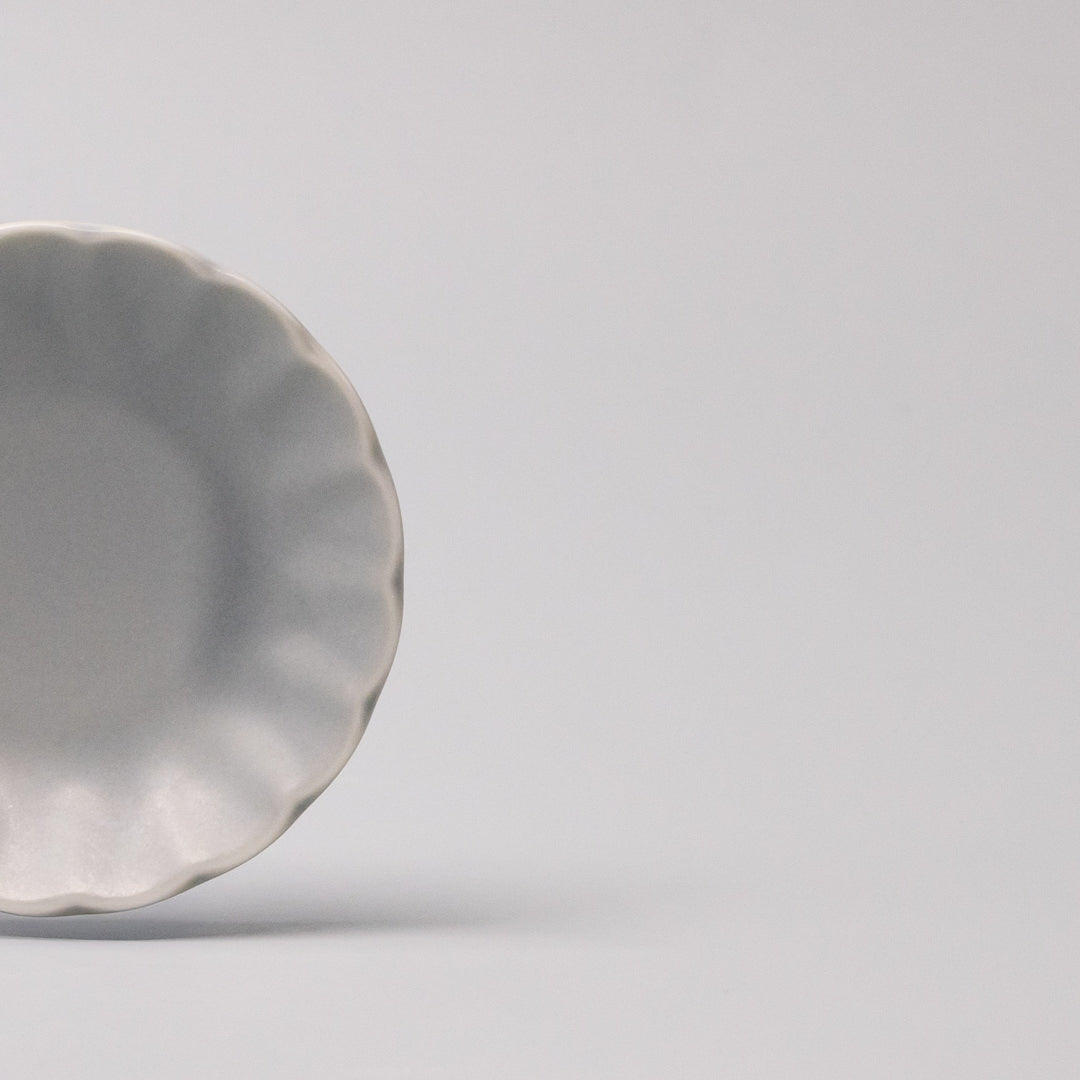 Sauce Dish 8cm Sunburst Ice Blue Gloss Glaze