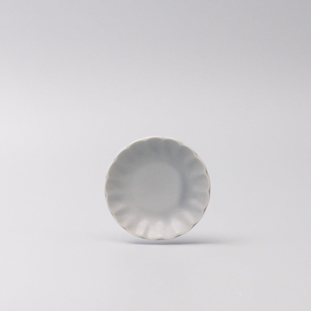Sauce Dish 8cm Sunburst Ice Blue Gloss Glaze