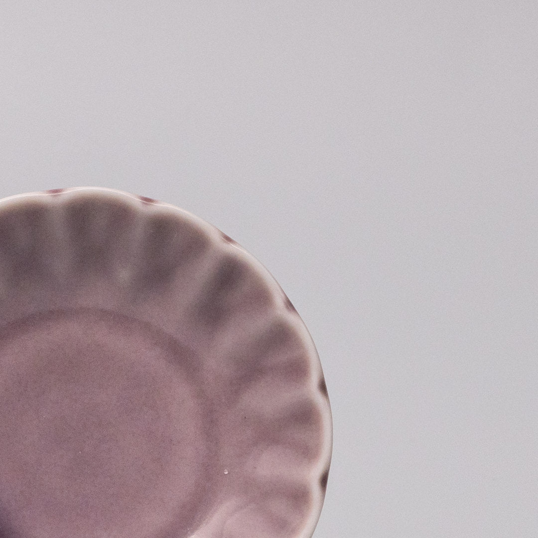 Sauce Dish 8.2cm Sunburst Lilac Gloss Glaze