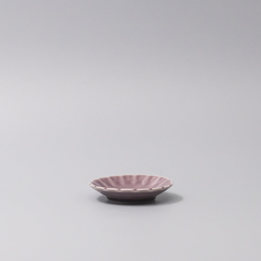 Sauce Dish 8.2cm Sunburst Lilac Gloss Glaze