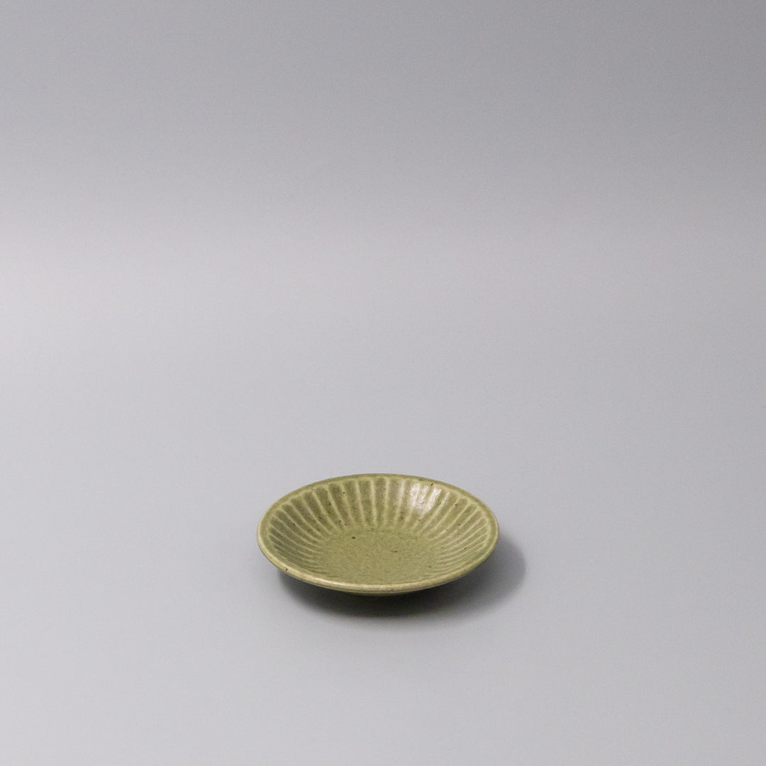 Sauce Dish 9.5cm Sunburst Green Glaze