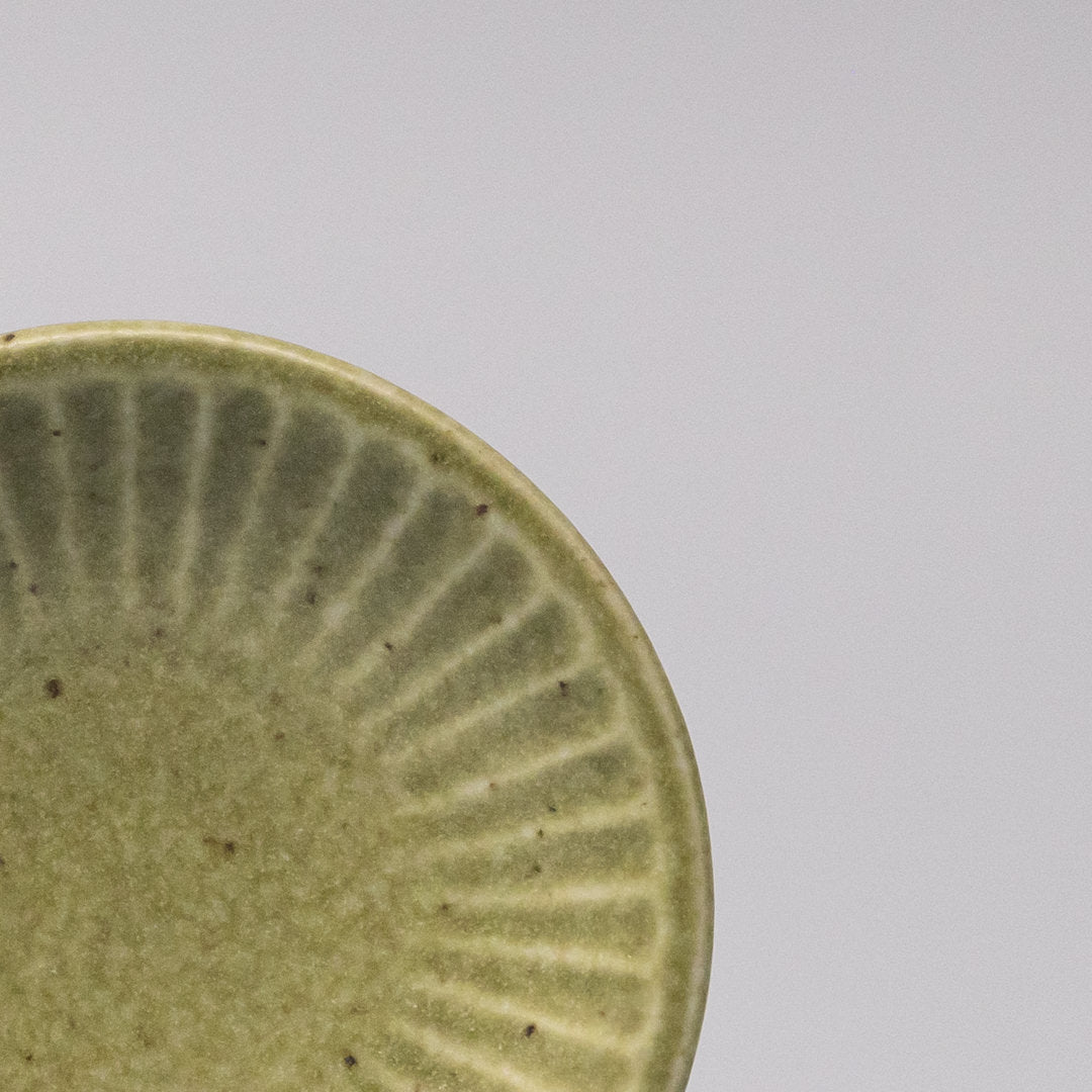 Sauce Dish 9.5cm Sunburst Green Glaze