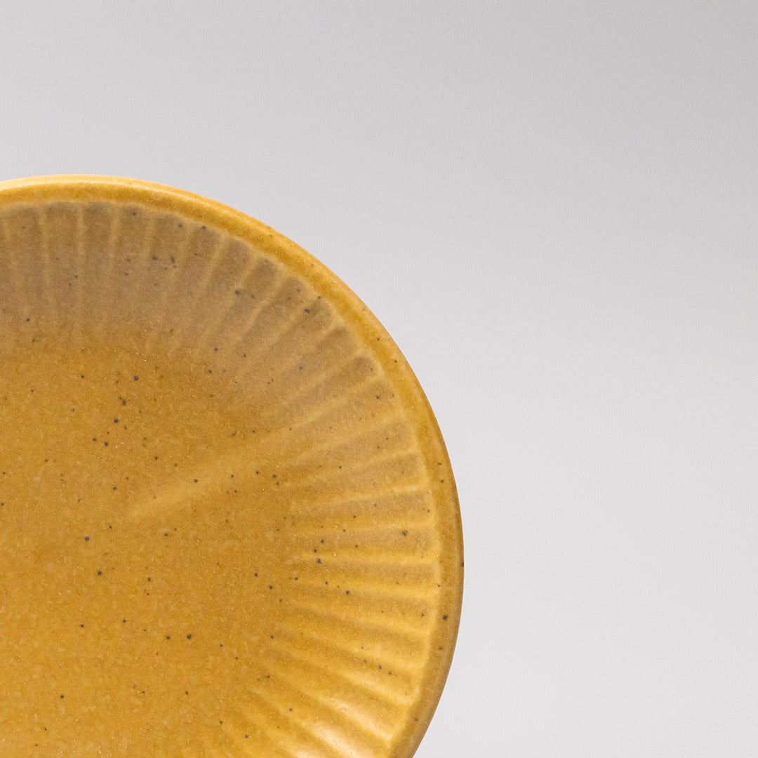 Plate 15.5cm Sunburst Turmeric Glaze