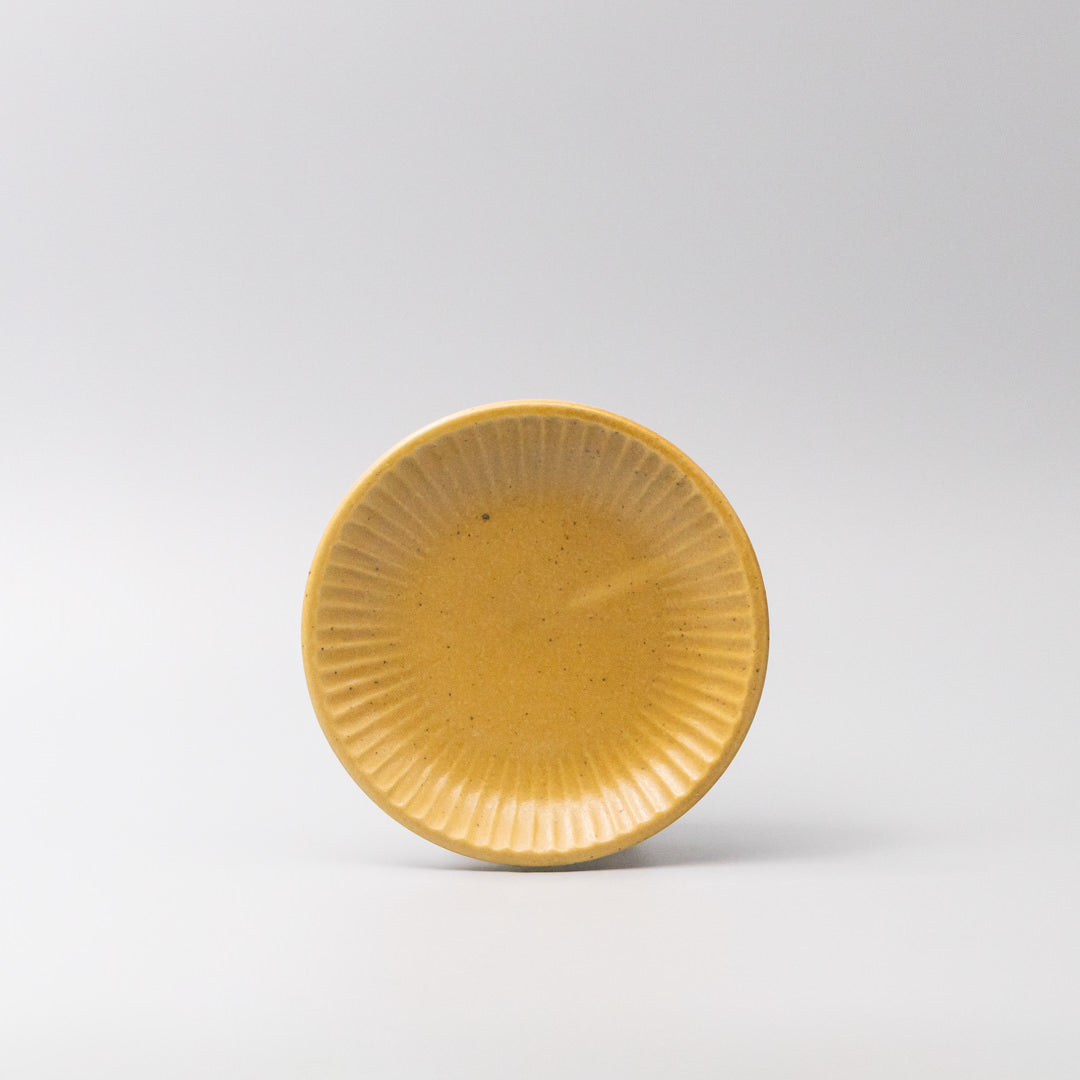 Plate 15.5cm Sunburst Turmeric Glaze