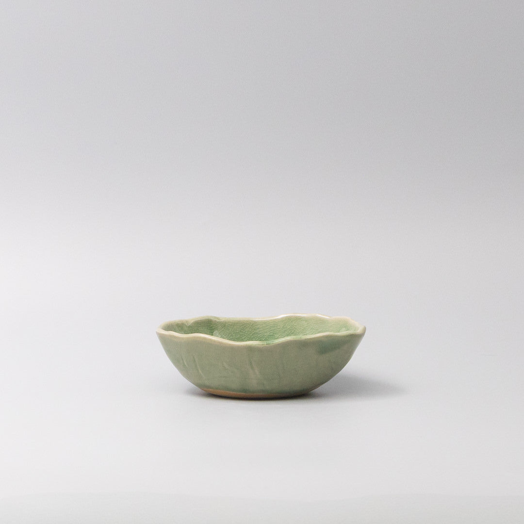 Bowl Oval 13.5cm Amane Emerald Glaze
