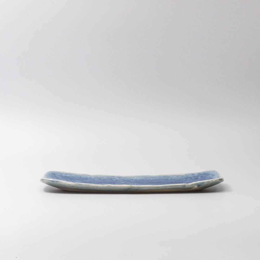 Plate Sashimi 31cm Amane Sapphire Glaze