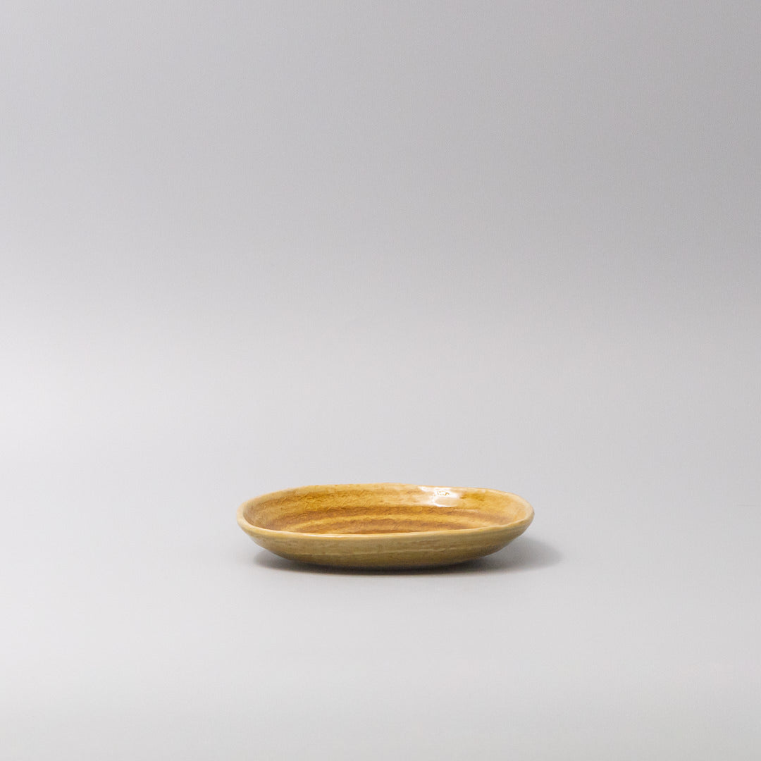 Plate 13.5cm Amane Amber Glaze