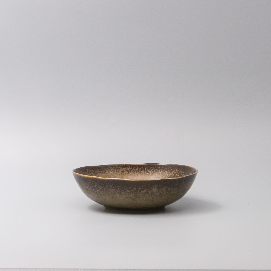 Bowl Oval 16.5cm Light Mocha Glaze