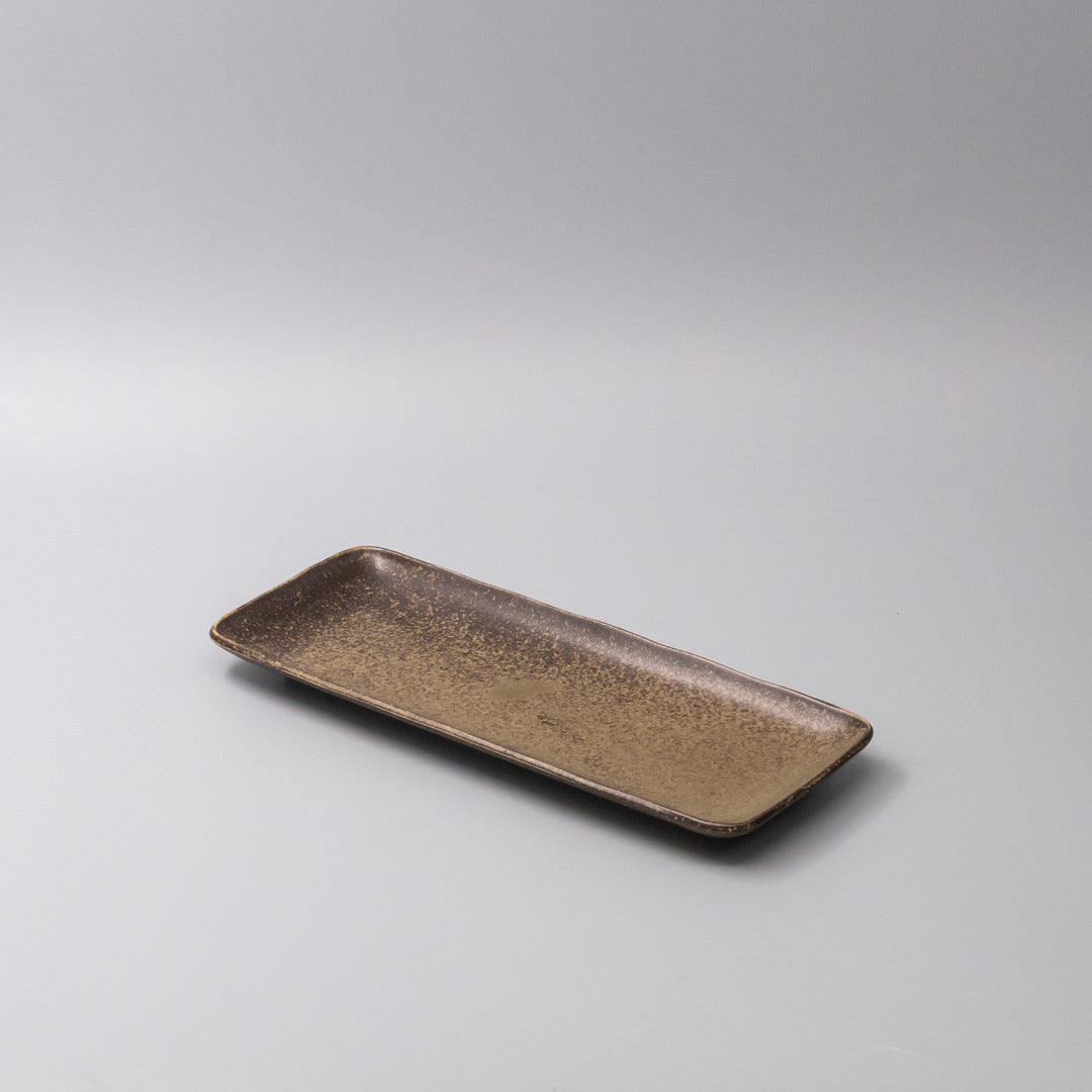 Sashimi Plate 29cm Light Mocha Glaze